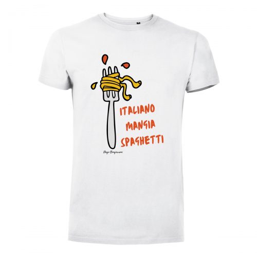 Tshirt Uomo "Mangiaspaghetti"